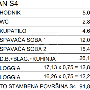 Istra, Novigrad - Stan s 2 spavaće sobe i pogledom na more
