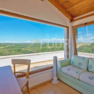 Istra, Višnjan, dvije kuće, vanjski bazen, garaže, okućnica