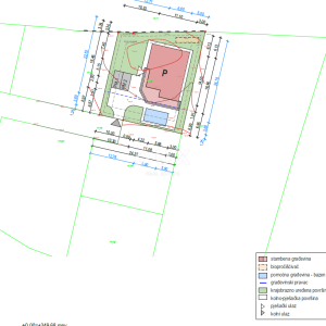 ISTRA, ŽMINJ - Građevinsko zemljište s dozvolom i projektom 