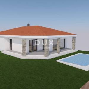 ISTRA, ŽMINJ - Građevinsko zemljište s dozvolom i projektom 