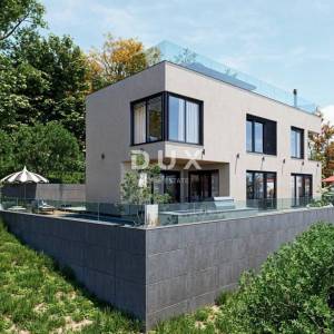 ISTRA,RABAC (OKOLICA) - Građevinsko zemljište s pogledom na more i projektom