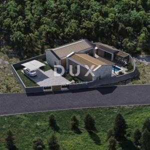ISTRA,SVETVINČENAT - Ekskluzivna prilika! Građevinsko zemljište s pravomoćnom građevinskom dozvolom za luksuznu vilu s bazenom...