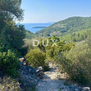 KORČULA, GRŠĆICA - Zemljište sa pogledom na more