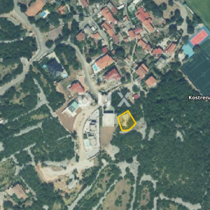 KOSTRENA - Povoljno zemljište na cca 800 m od obale