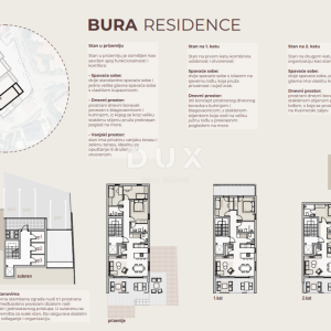 KVARNER, KRALJEVICA - Bura Residence: ekskluzivan stan A1, prvi red do mora, novogradnja, prilika