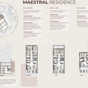 KVARNER, KRALJEVICA - Maestral Residence: ekskluzivan stan D2, prvi red do mora, novogradnja, prilika