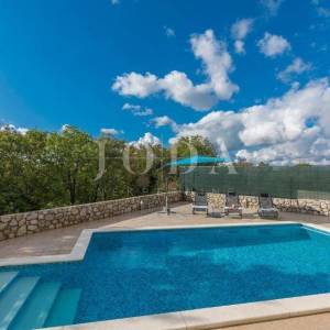 Labin, okolica, prekrasna Villa sa bazenom i velikom okućnicom