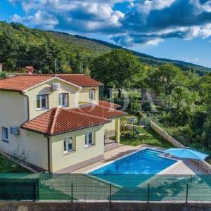 Labin, okolica, prekrasna Villa sa bazenom i velikom okućnicom
