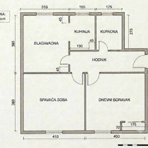 LABIN – TROSOBAN STAN S VRTOM U CENTRU GRADA – 57 m²