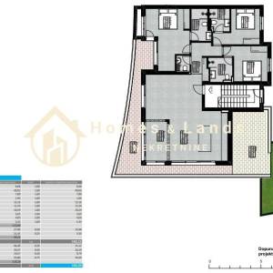 Lovran,4-S penthouse 207m2(S3A)s vrtom,terasom,spremištem i 2 parkinga