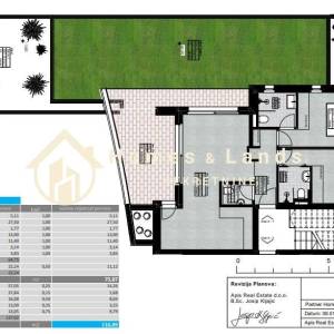 Lovran,novi 3-stan 113m2(S1B) s vrtom,terasom,spremištem i 2 parkinga