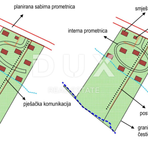 NOVI VINODOLSKI - 1. RED DO MORA - Investicijsko zemljište za urbane ville