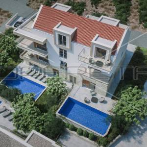 Novogradnja u Stivašnici, stan s tri terase i pogledom na more, 146 m2