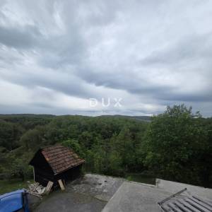 OGULIN, TOUNJ - samostojeća kuća s 2 pomoćna objekta odmah do rijeke + okućnica 5000m2