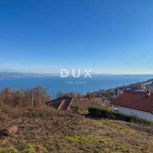 OPATIJA, BREGI - Idealna vila u blizini mjesta Opatija, skoro dovršena, pogled na more i prekrasna okućnica