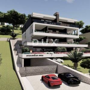 OPATIJA, CENTAR - fantastičan penthouse s panoramskim pogledom i garažom u novogradnji iznad centra Opatije 