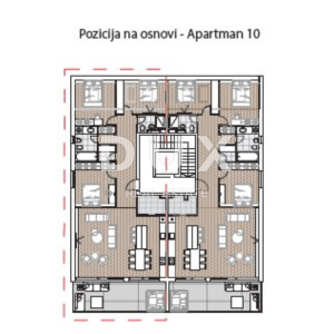 OPATIJA, CENTAR - fantastičan penthouse s pogledom u novogradnji iznad centra Opatije 