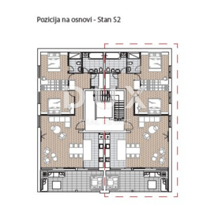 OPATIJA, CENTAR - moderan stan u novogradnji iznad centra Opatije 