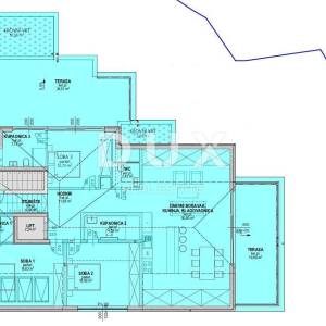 OPATIJA, CENTAR - penthouse u centru Opatije s više terasa, panoramski pogled, garaža, 200 metara od Lungomare