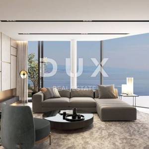 OPATIJA, CENTAR - prestižan penthouse iznad centra Opatije u novogradnji posebnog arhitektonskog karaktera