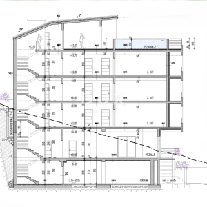 OPATIJA, CENTAR - rohbau butik hotel + zgrada sa 6 stanova + zemljište u centru Opatije, prilika za razvoj