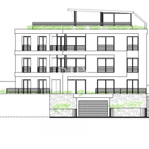 OPATIJA, CENTAR - rohbau butik hotel + zgrada sa 6 stanova + zemljište u centru Opatije, prilika za razvoj