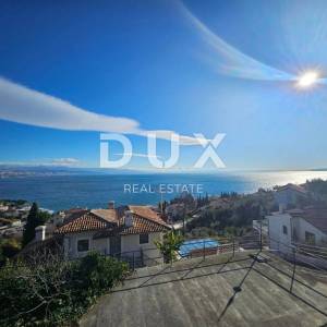 OPATIJA, CENTAR- samostojeća kuća 250m2 s panoramskim pogledom na more + okoliš 740m2