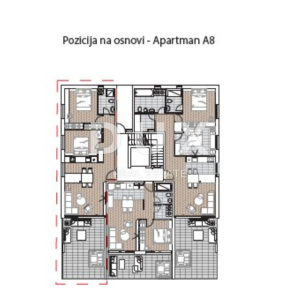 OPATIJA, CENTAR - stan s pogledom u novogradnji iznad centra Opatije 