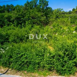 OPATIJA, IKA - Građevinsko zemljište s pogledom na more i pravomoćnom dozvolom 1712m2