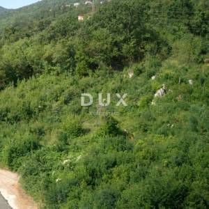 OPATIJA, IKA - Građevinsko zemljište s pogledom na more i pravomoćnom dozvolom 1712m2