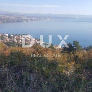 OPATIJA, KOLAVIĆI - građevinsko zemljište 6200m2 za 6 kuća s bazenom s najboljim pogledom na more