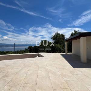 OPATIJA, LOVRAN, IKA - villa 230 m2 s panoramskim pogledom na more i bazenom + uređena okućnica 930 m2!!! PRILIKA!!!