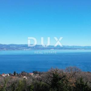 OPATIJA, LOVRAN, IKA- villa 220m2 s panoramskim pogledom na more i bazenom + uređena okućnica 1009m2