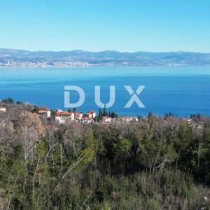 OPATIJA, LOVRAN, IKA- villa 220m2 s panoramskim pogledom na more i bazenom + uređena okućnica 1009m2