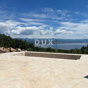 OPATIJA, LOVRAN, IKA- villa 220m2 s panoramskim pogledom na more i bazenom + uređena okućnica 1009m2