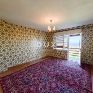 OPATIJA, LOVRAN - Samostojeća kuća i zemljište 1250m2 s pogledom na more samo 300m od centra