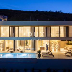 OPATIJA, MOŠĆENIČKA DRAGA - luksuzna vila s bazenom na vrh poziciji s panoramskim pogledom na more