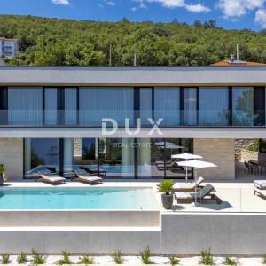 OPATIJA, MOŠĆENIČKA DRAGA - luksuzna vila s bazenom na vrh poziciji s panoramskim pogledom na more