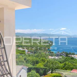 Opatija okolica,  stan u novogradnji 71 m², 2 balkona, lift i spektakularan pogl