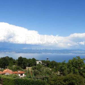 OPATIJA, RIVIERA - villa 250m2 s panoramskim pogledom na more i bazenom + uređena okućnica 1200m2