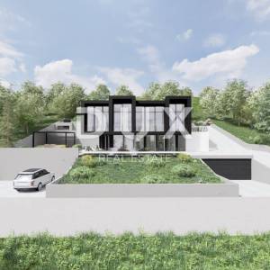 OPATIJA, RIVIERA - villa 250m2 s panoramskim pogledom na more i bazenom + uređena okućnica 1200m2