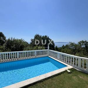 OPATIJA, VOLOSKO – ekskluzivna vila s bazenom i otvorenim pogledom na more
