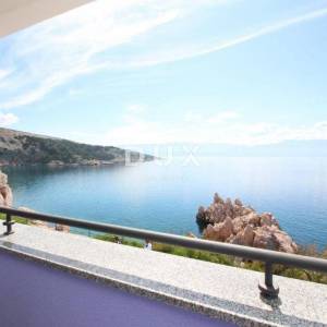 OTOK KRK, BAŠKA - Stan 1. red do mora s panoramskim pogledom