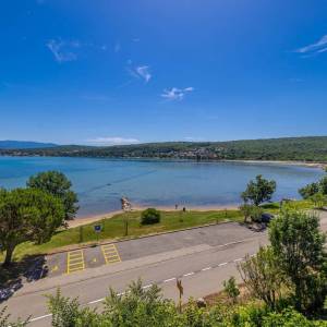 OTOK KRK, ČIŽIĆI - Apartman prvi red do mora s panoramskim pogledom na uvalu Soline