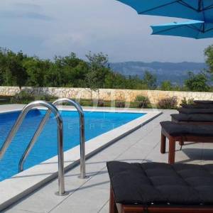 Otok Krk kuća  sa bazenom i panoramskim pogledom 
