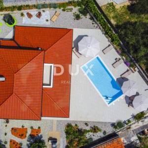 OTOK KRK - Mediteranska kuća s bazenom i pogledom na more