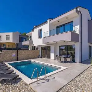 OTOK KRK, RISIKA - Dvojna kuća s bazenom i pogledom na more