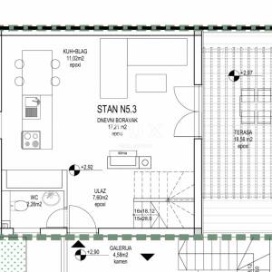 OTOK LOŠINJ, NEREZINE - Investicijska prilika! Apartman u kompleksu, mogućnost rental programa