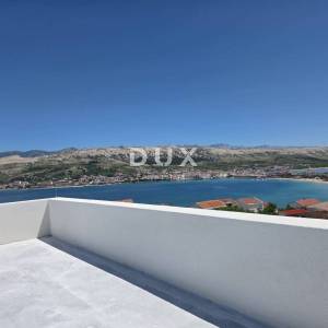 OTOK PAG, GRAD PAG - Ekskluzivni penthouse 290m od plaže