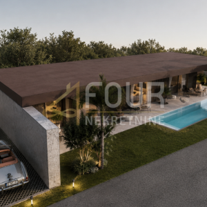 Otok Pag, Novalja, novogradnja, vila s bazenom, 150m od mora